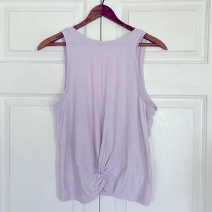 Athleta Twisted Front Tank. Lavender. Sz S.